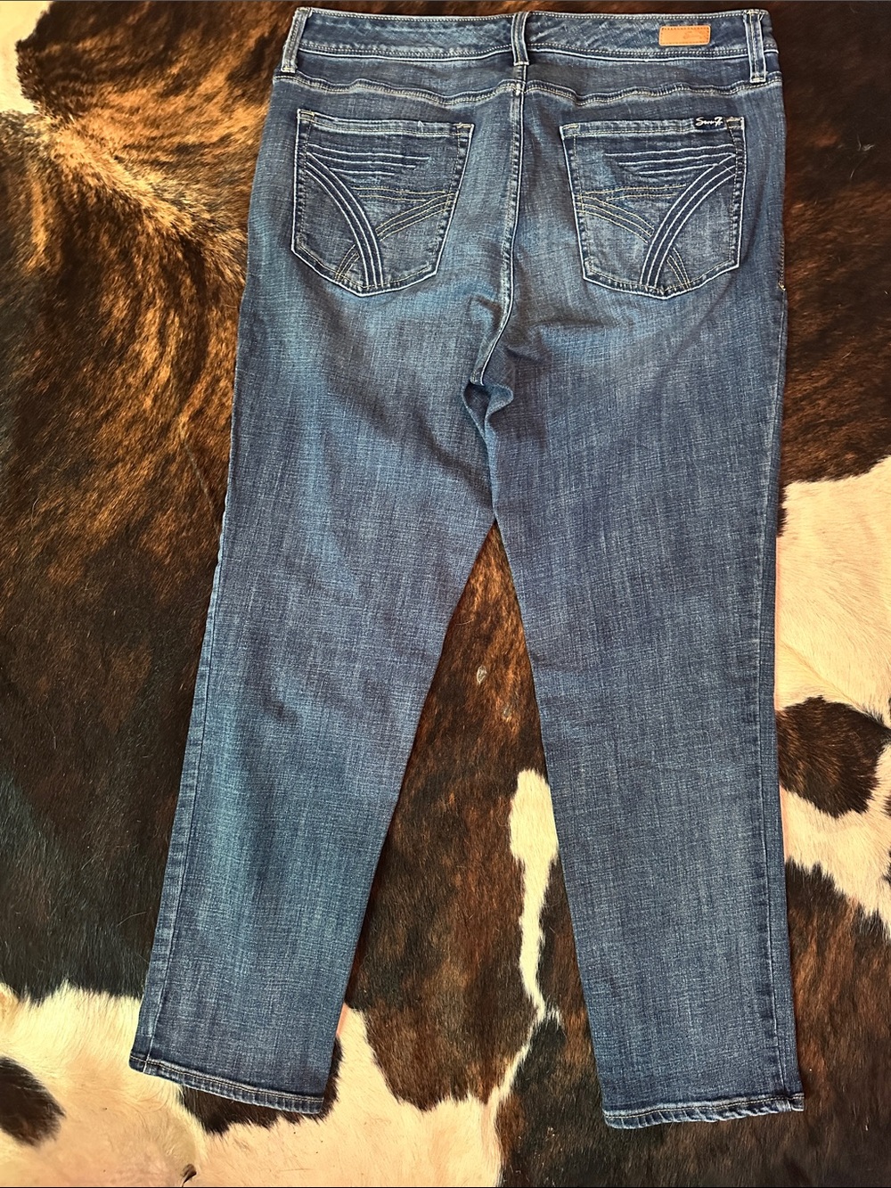 Seven7 Jeans Straight Leg with Stretch, Women's Size 20 - Picture 3 of 13